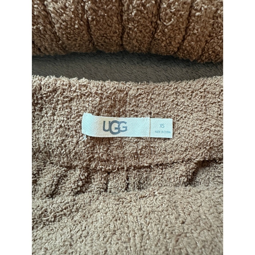 UGG Riz Top Rib and Pant Set Women XS Chestnut NWT - Picture 11 of 12